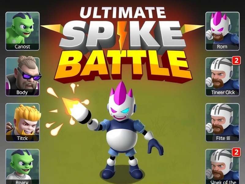 Intense volleyball action in Ultimate Spike Battle Ultimate Spike Battle Gameplay